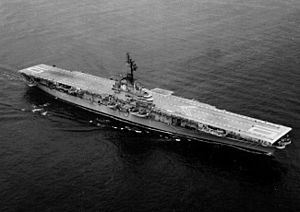 USS Yorktown (CVA-10) underway July 1953