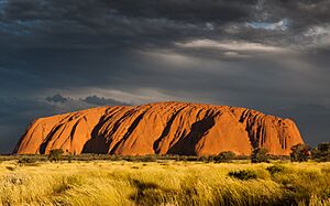 Uluṟu (Ayers Rock), Sunset