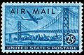 Us airmail stamp C36