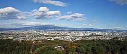 City view from Takasaki Kannon