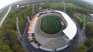 Wroclaw Olympic Stadium aerial photograph 2017 P03