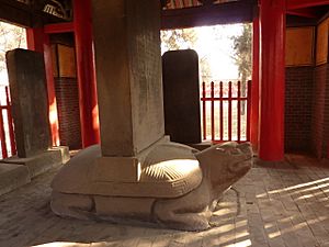 Yan Miao - eastern stele pavilion - Zhengtong 6 - seen from W - P1050439