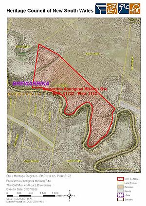 1732 - Brewarrina Aboriginal Mission Site - SHR Plan 1964 (5053415b100)