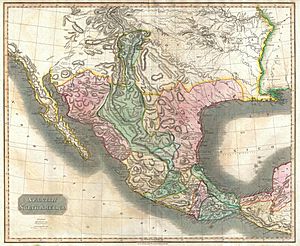 1814 Thomson Map of Mexico and Texas - Geographicus - SpanishNorthAmerica-thomson-1814