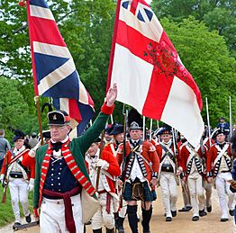 18th Century British Army parade