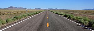 A496, State Route 375, Nevada, USA, the Extraterrestrial Highway, 2016