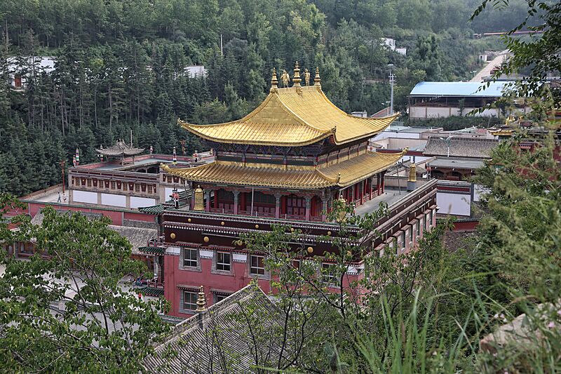 A Temple in Kumbum Monastery