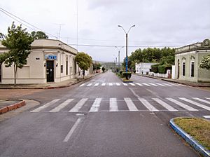 Avenida Artigas, an avenue in Aiguá.