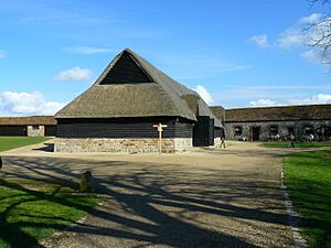 Avebury - Tithe Barn - geograph.org.uk - 723187