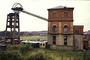 Bestwood Colliery winding engine house and headstocks - geograph.org.uk - 639091