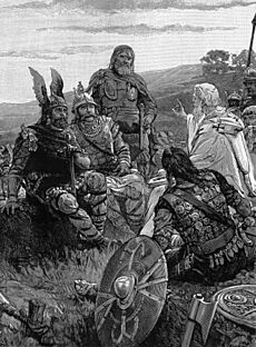 Bischof Ulfilas erklärt den Goten das Evangelium