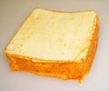 Block of Muenster cheese