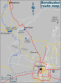 Borobudur route map