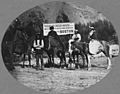 Buonoparte River Indians, women on horseback, British Columbia. - NARA - 297579
