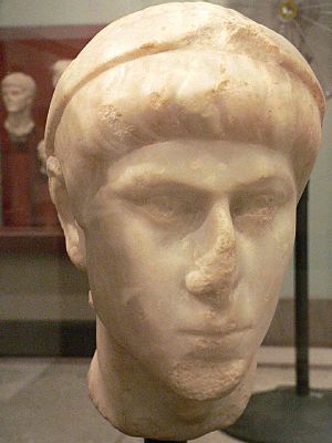 Head portrait of Constantius II