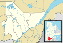Coucoucache is located in Central Quebec