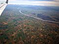 Canterbury Plains NZ aerial