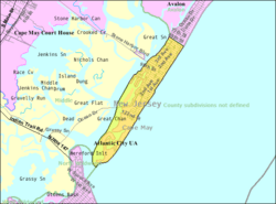 Census Bureau map of Stone Harbor, New Jersey