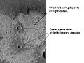 Chloride deposits on Mars