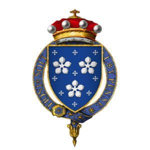 Coat of arms of Sir Thomas Darcy, 1st Baron Darcy of Darcy, KG.png