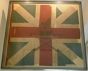 Colours of Barrell's Regiment at Culloden
