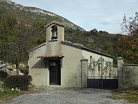 The church of Saint-Martin, in Curel