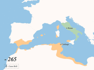 Domain changes during the Punic Wars