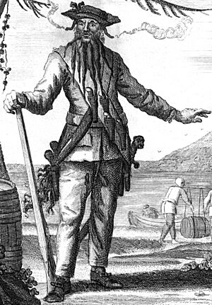 Edward Teach Commonly Call'd Black Beard (bw) (cropped).jpg