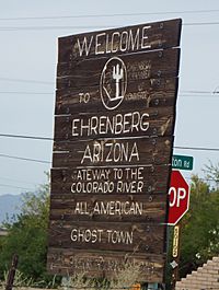 Welcome to Ehrenberg, Arizona (Ghost Town)