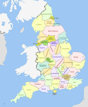 English counties 1974 (named)