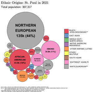 Ethnic Origins in St. Paul, MN