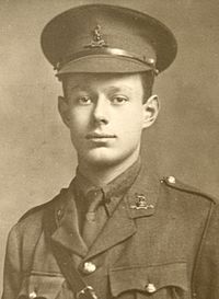 Frank Laurence Lucas, 2 Lt Royal West Kent Regt., 1914