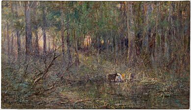 Frederick McCubbin - Violet and gold - Google Art Project