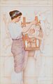 George Lawrence Bulleid, 1905 - Girl with lute