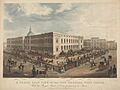 Henry Pyall - Coaching, A North East View of the General Post Office, with the Royal Mails (^ Carts) preparing to Start - B1985.36.852 - Yale Center for British Art