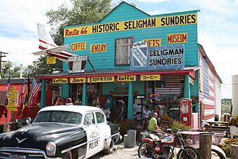 Historic Seligman Sundries, Arizona, USA.JPG