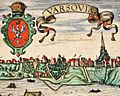Hogenberg View of Warsaw (detail)