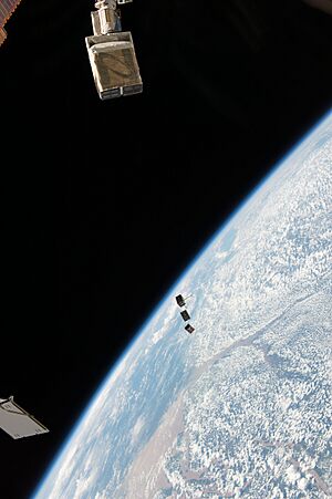 ISS-47 CubeSat deployment - STMSat-1 and NODeS satellites