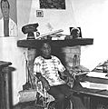 James Baldwin in his house in Saint-Paul de Vence