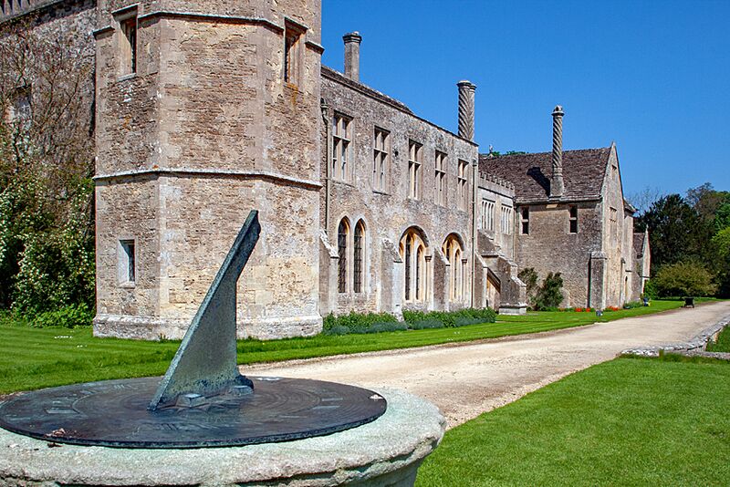 Lacock Abbey east front