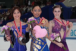 Ladies 2009 NHK Trophy podium