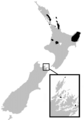 Leiopelmatidae range zoomed