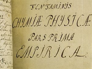 Lomonosov Chymiae Physicae 1752