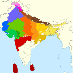 Major Indo-Aryan languages
