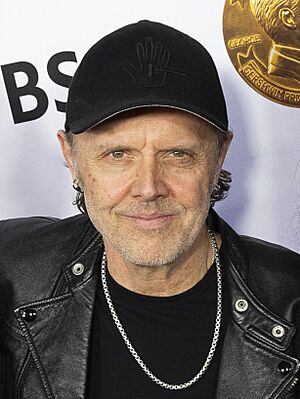 Metallica at the Library of Congress Gershwin Prize for Popular Song ceremony, 2024 (Lars Ulrich crop).jpg