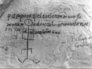Oñate‘s inscription on Inscription Rock