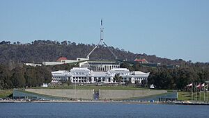 Old and New Parliament House Canberra