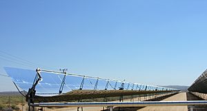 Parabolic trough solar thermal electric power plant 1