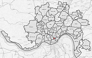 Pendleton-Cincinnati-map