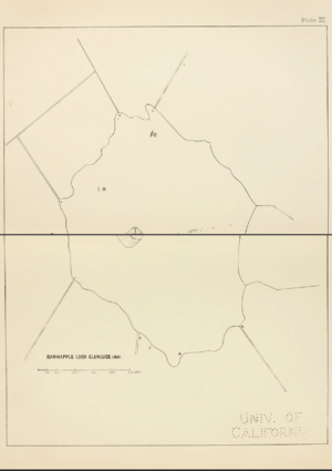 Plan of Crannog on Barhapple Loch